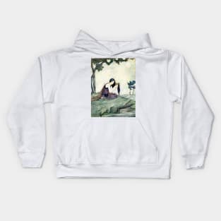 The Nixie of Mill Pond - Rie Cramer Kids Hoodie